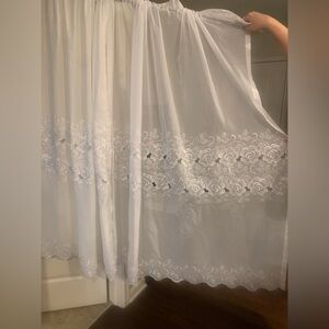 Ornate short window curtains